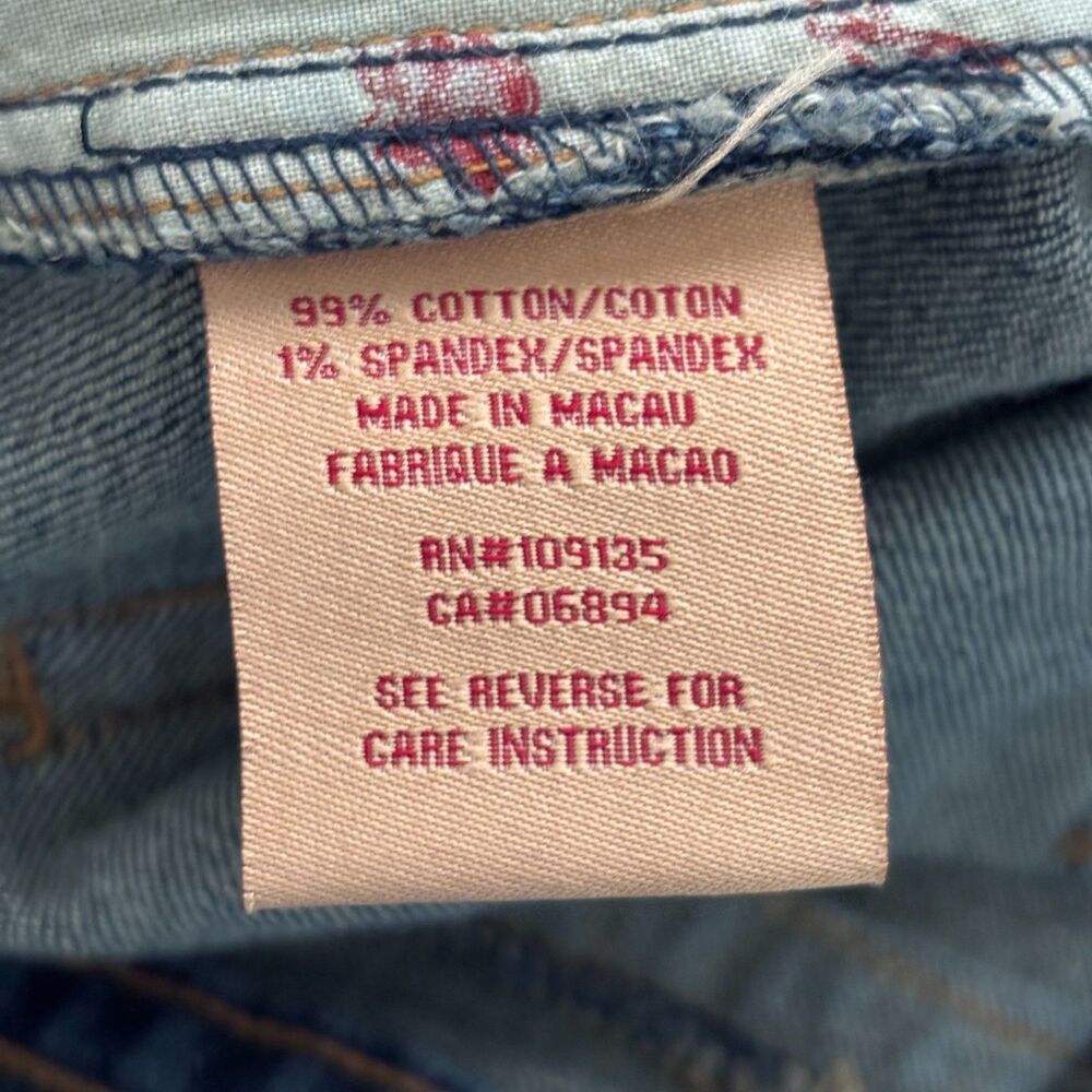 Apple Bottoms Women Jeans NWT Vintage Low Rise Flare Embellished Skulls 5/6 M137 - Picture 14 of 16